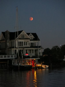 Golden Glow Blood Lunar Eclipse