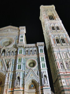 Florence Cathedral at night